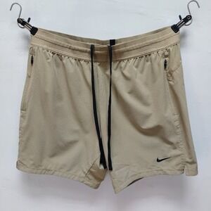 Nike Dri-FIT Running Shorts Men's Large Tan Khaki Gorpcore Athleisure Techwear